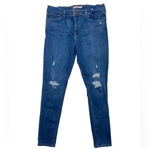 Levi High Rise Super Skinny jeans